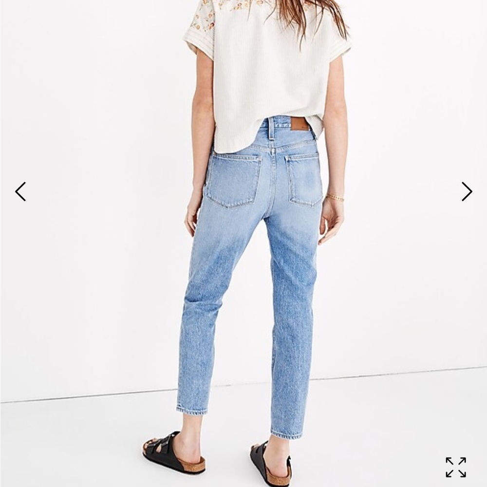 Madewell The Momjean High Rise Waist Size 28, New - Picture 4 of 15